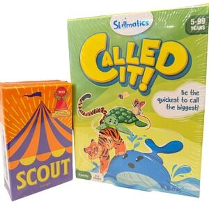 Skillmatics Called It Family Card Game & Scout Circus Family Game Night